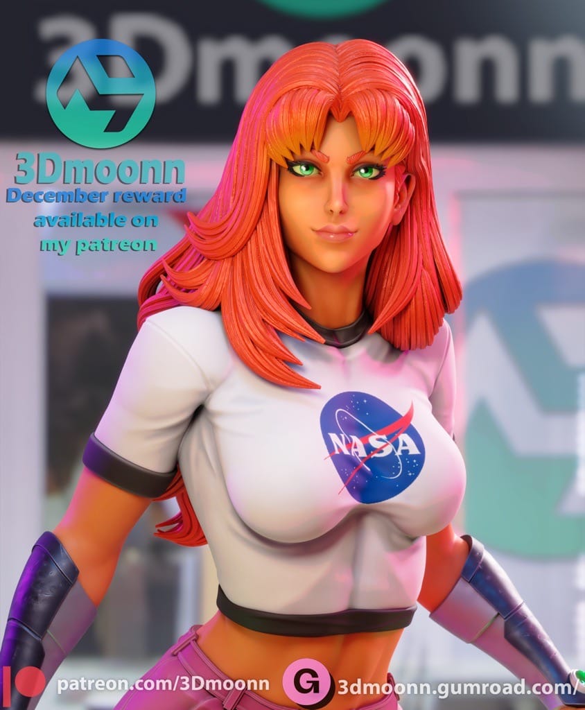 P站图纸印象馆 3Dmoonn DC漫画 星火 3Dmoonn DC漫画 星火