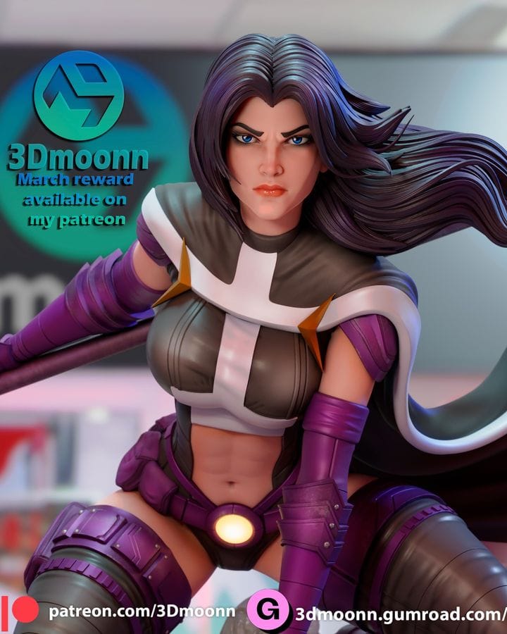 P站图纸印象馆 3Dmoonn DC漫画 蝙蝠侠 女猎手 3Dmoonn DC漫画 蝙蝠侠 女猎手