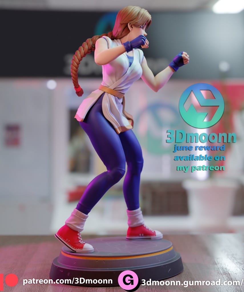 P站图纸印象馆 3Dmoonn KOF 拳皇 坂崎由莉 3Dmoonn KOF 拳皇 坂崎由莉