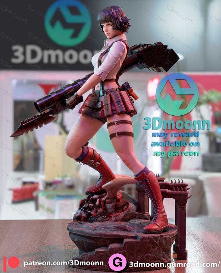 3Dmoonn 鬼泣 蕾蒂