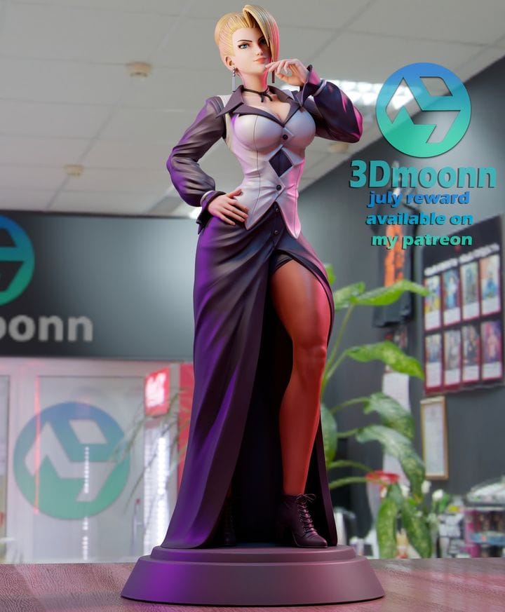 P站图纸印象馆 3Dmoonn KOF 拳皇 麦卓/米卓 3Dmoonn KOF 拳皇 麦卓/米卓