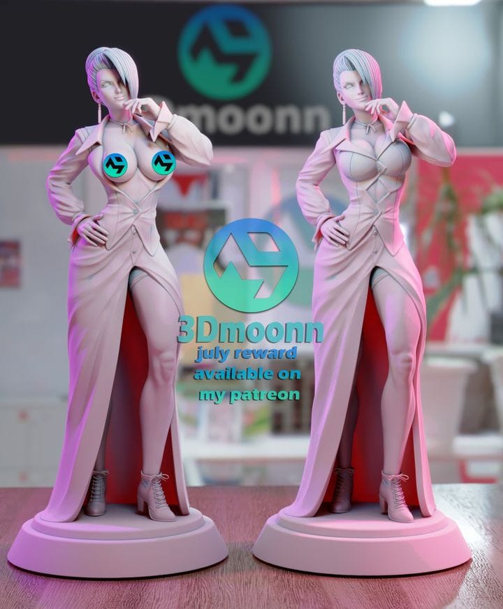 P站图纸印象馆 3Dmoonn KOF 拳皇 麦卓/米卓 3Dmoonn KOF 拳皇 麦卓/米卓