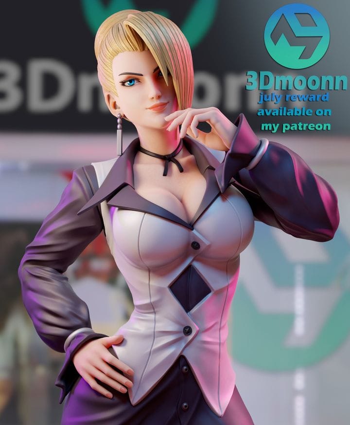 P站图纸印象馆 3Dmoonn KOF 拳皇 麦卓/米卓 3Dmoonn KOF 拳皇 麦卓/米卓