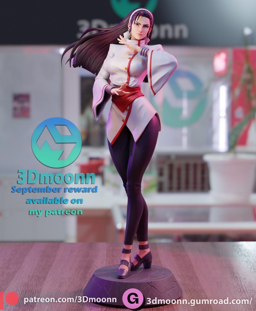 P站图纸印象馆 3Dmoonn KOF 拳皇神乐千鹤 3Dmoonn KOF 拳皇神乐千鹤