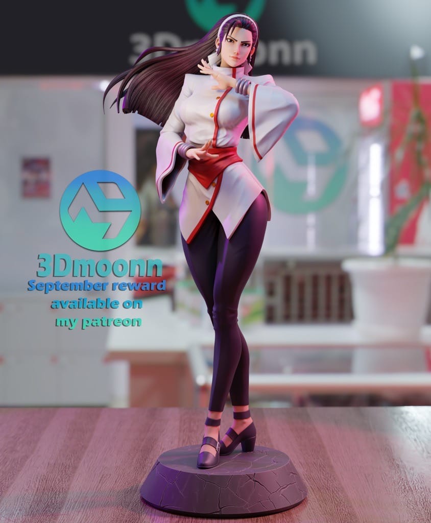 P站图纸印象馆 3Dmoonn KOF 拳皇神乐千鹤 3Dmoonn KOF 拳皇神乐千鹤