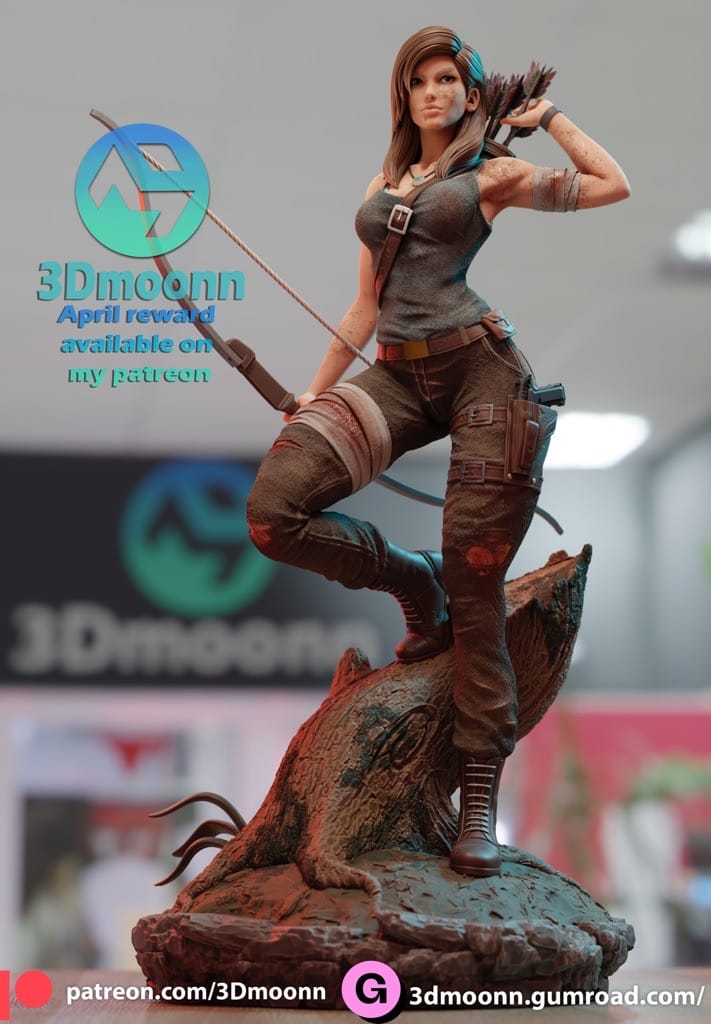 P站图纸印象馆 3Dmoonn 古墓丽影 劳拉·克劳馥 3Dmoonn 古墓丽影 劳拉·克劳馥