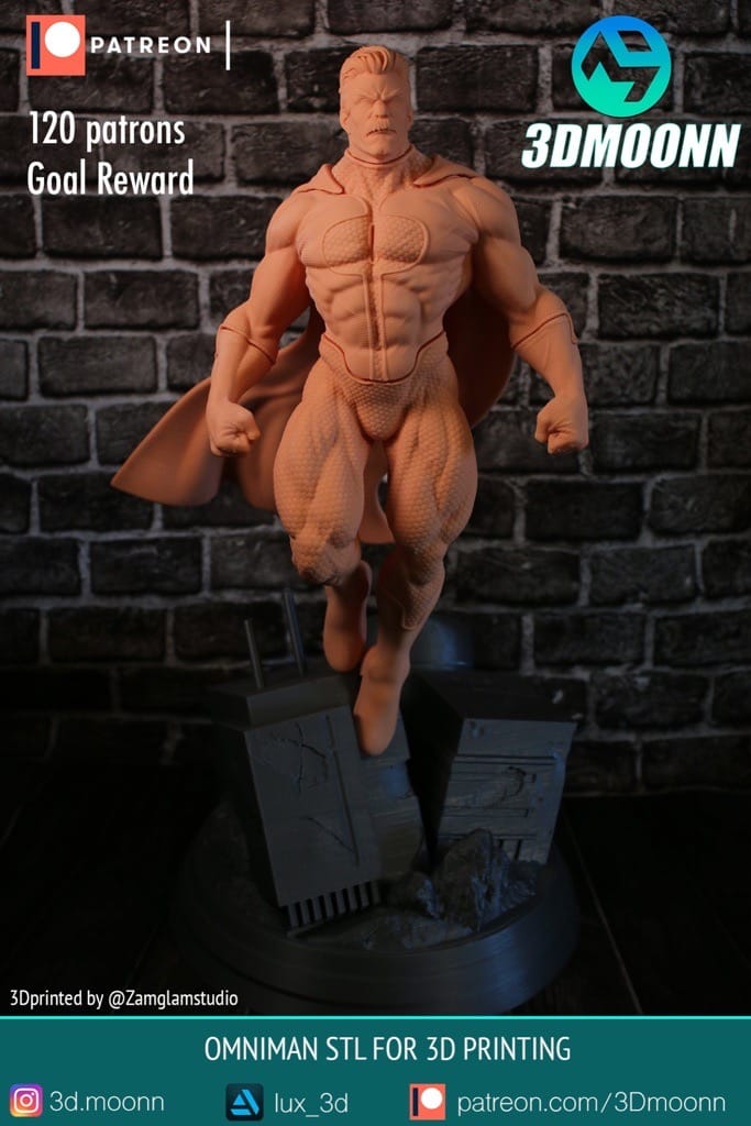 P站图纸印象馆 3Dmoonn 无敌少侠 OMNI MAN 3Dmoonn 无敌少侠 OMNI MAN