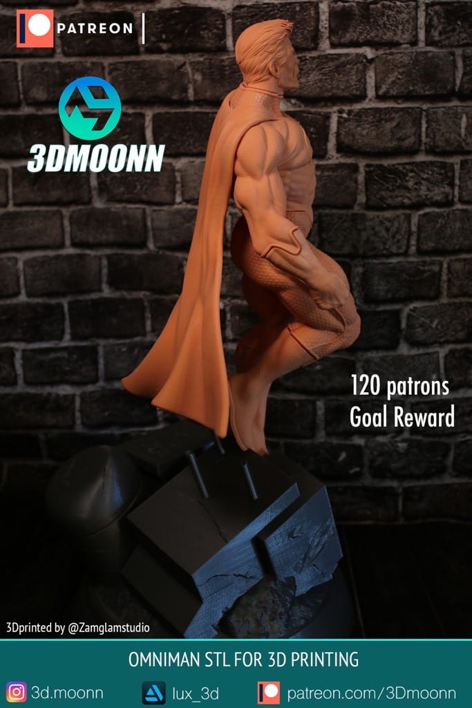 P站图纸印象馆 3Dmoonn 无敌少侠 OMNI MAN 3Dmoonn 无敌少侠 OMNI MAN