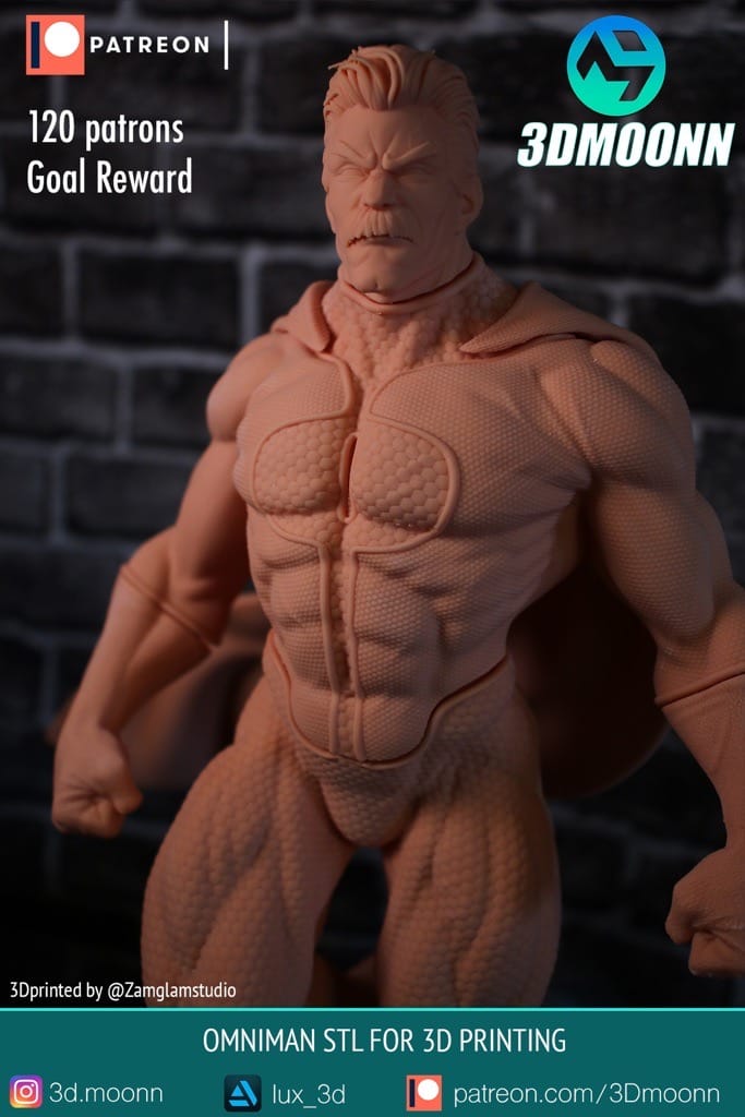 P站图纸印象馆 3Dmoonn 无敌少侠 OMNI MAN 3Dmoonn 无敌少侠 OMNI MAN