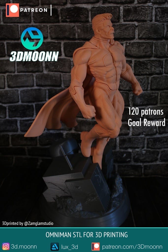 P站图纸印象馆 3Dmoonn 无敌少侠 OMNI MAN 3Dmoonn 无敌少侠 OMNI MAN