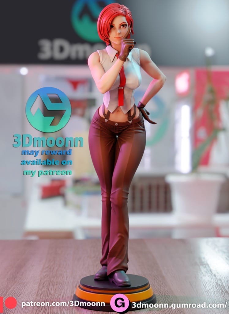 P站图纸印象馆 3Dmoonn KOF 拳皇 温妮莎 3Dmoonn KOF 拳皇 温妮莎