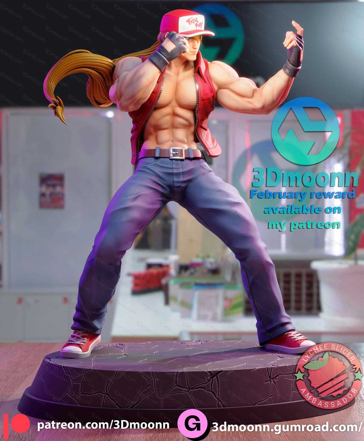 3Dmoonn KOF 拳皇 特瑞·博加德