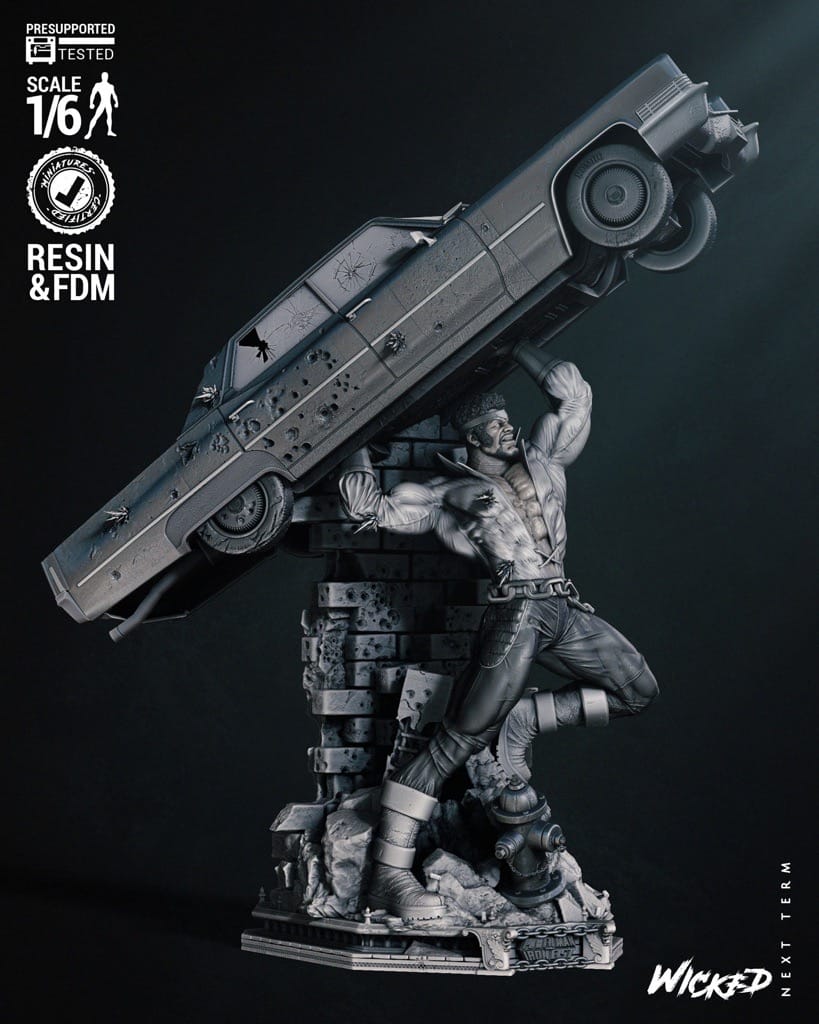 P站图纸印象馆 3DWicked 漫威 卢克·凯奇 3DWicked 漫威 卢克·凯奇