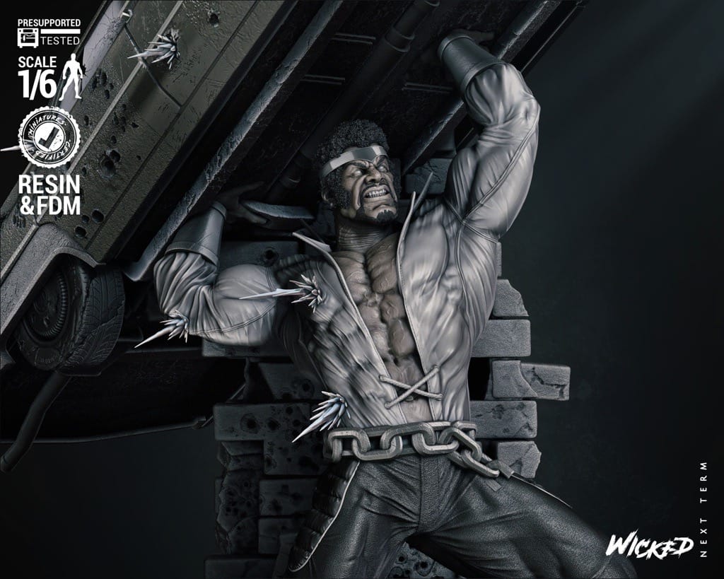 P站图纸印象馆 3DWicked 漫威 卢克·凯奇 3DWicked 漫威 卢克·凯奇