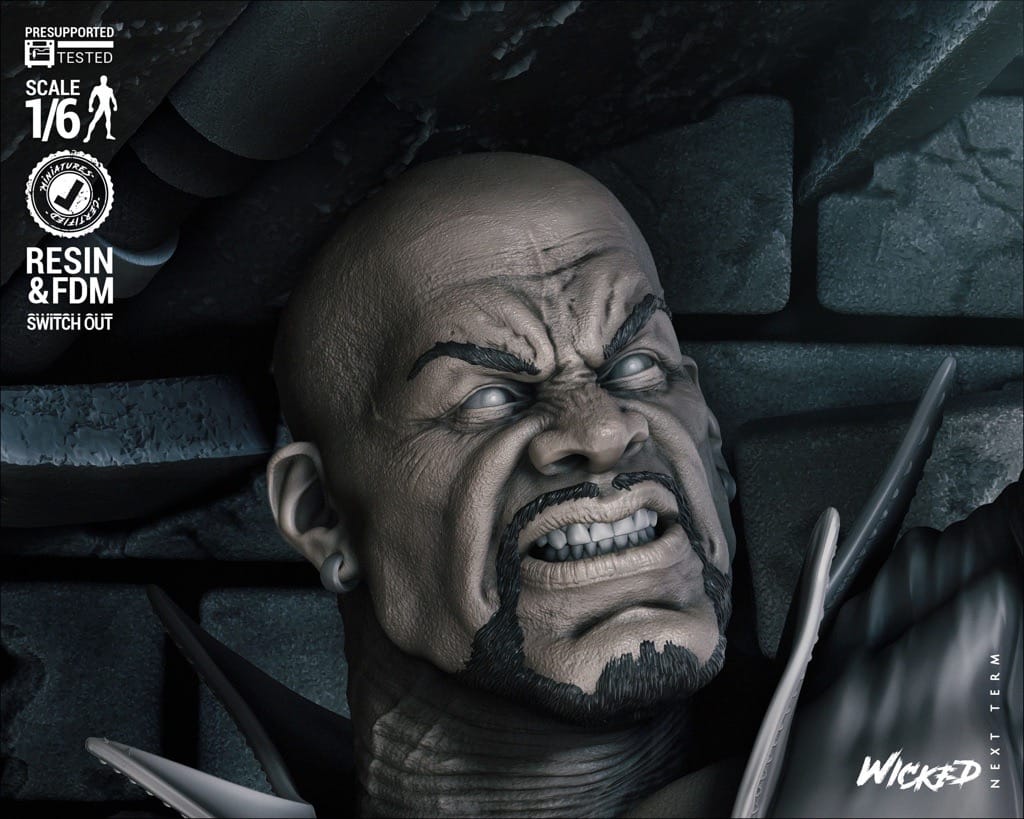 P站图纸印象馆 3DWicked 漫威 卢克·凯奇 3DWicked 漫威 卢克·凯奇