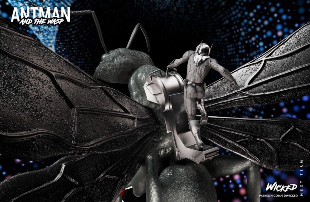 P站图纸印象馆 3DWicked 漫威 蚁人 3DWicked 漫威 蚁人