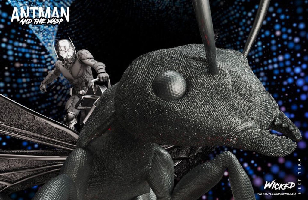 P站图纸印象馆 3DWicked 漫威 蚁人 3DWicked 漫威 蚁人