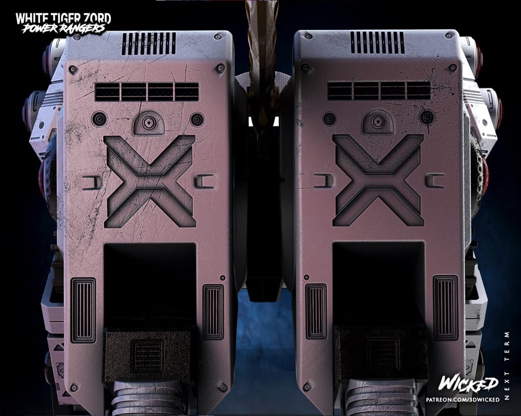 P站图纸印象馆 3DWicked 超凡战队 白虎佐德 3DWicked 超凡战队 白虎佐德