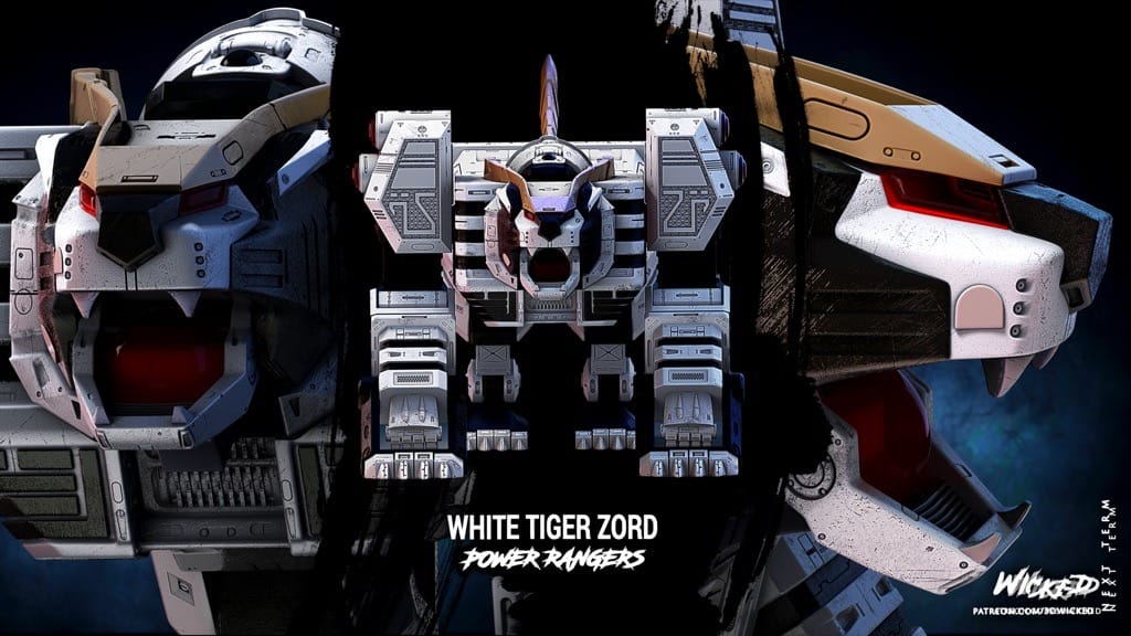 P站图纸印象馆 3DWicked 超凡战队 白虎佐德 3DWicked 超凡战队 白虎佐德