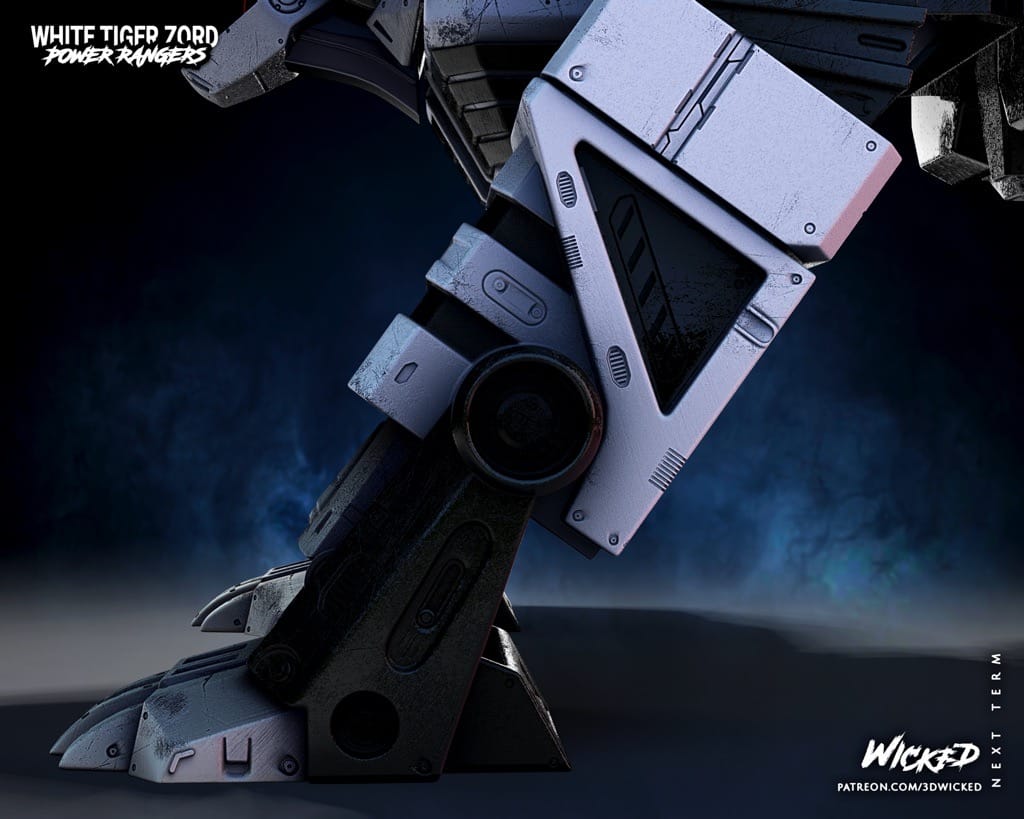 P站图纸印象馆 3DWicked 超凡战队 白虎佐德 3DWicked 超凡战队 白虎佐德