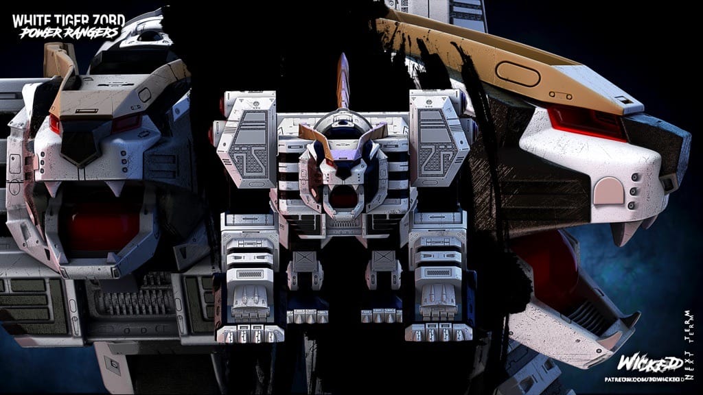 P站图纸印象馆 3DWicked 超凡战队 白虎佐德 3DWicked 超凡战队 白虎佐德