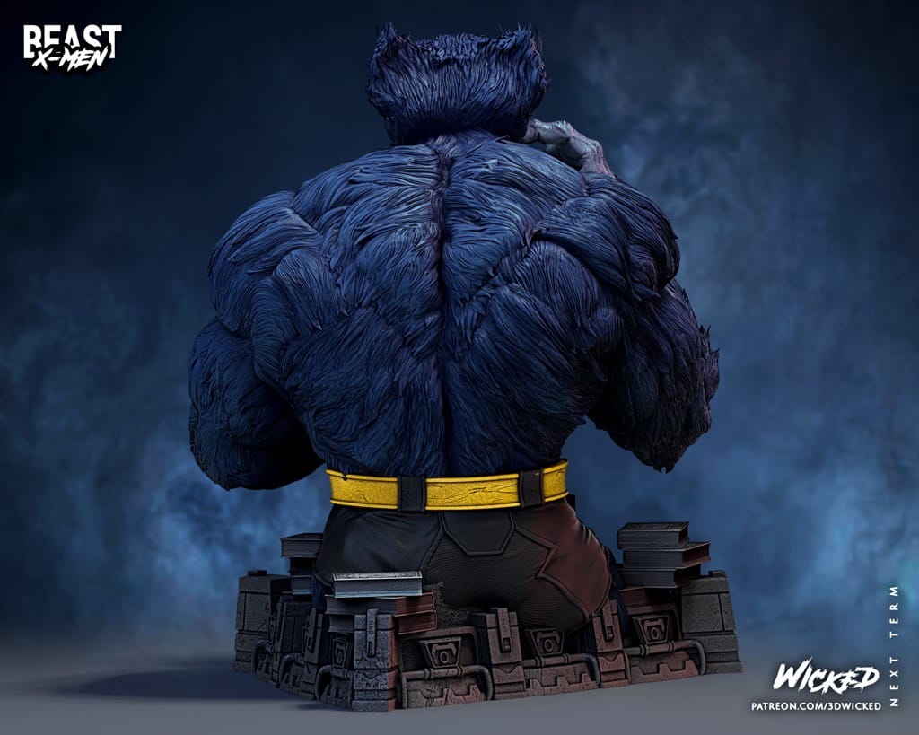 P站图纸印象馆 3DWicked 漫威 X战警 野兽 3DWicked 漫威 X战警 野兽