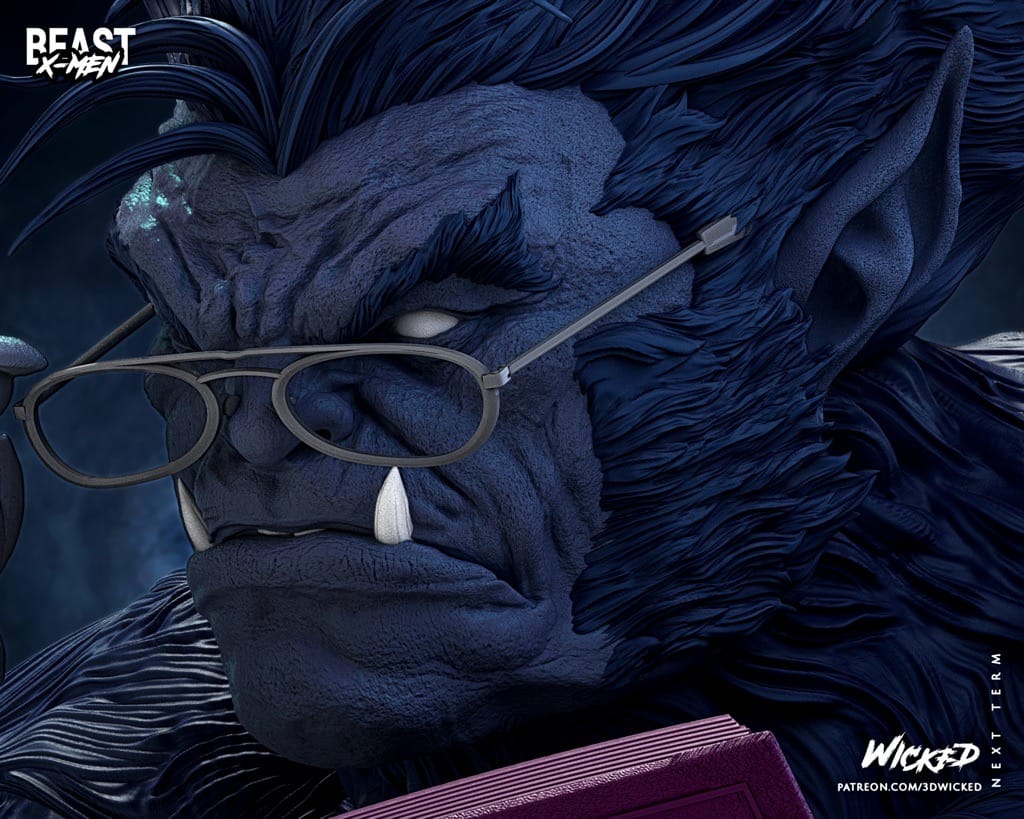 P站图纸印象馆 3DWicked 漫威 X战警 野兽 3DWicked 漫威 X战警 野兽