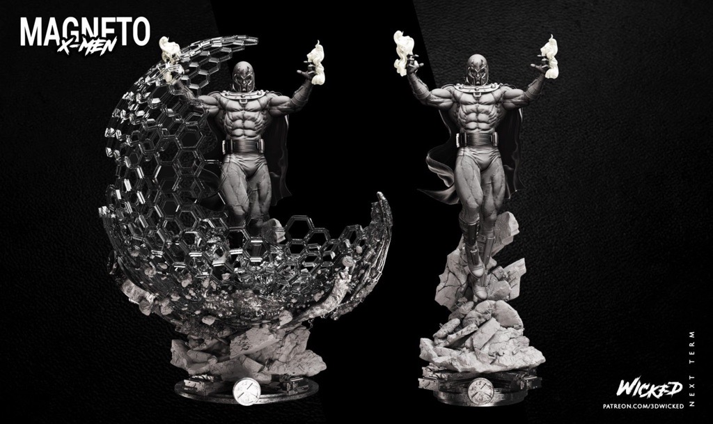 P站图纸印象馆 3DWicked 漫威 X战警 万磁王 3DWicked 漫威 X战警 万磁王