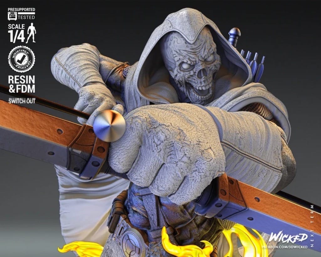 P站图纸印象馆 3DWicked 漫威 复联 模仿大师 3DWicked 漫威 复联 模仿大师