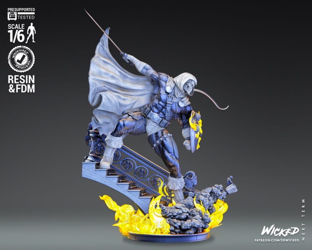 P站图纸印象馆 3DWicked 漫威 复联 模仿大师 3DWicked 漫威 复联 模仿大师