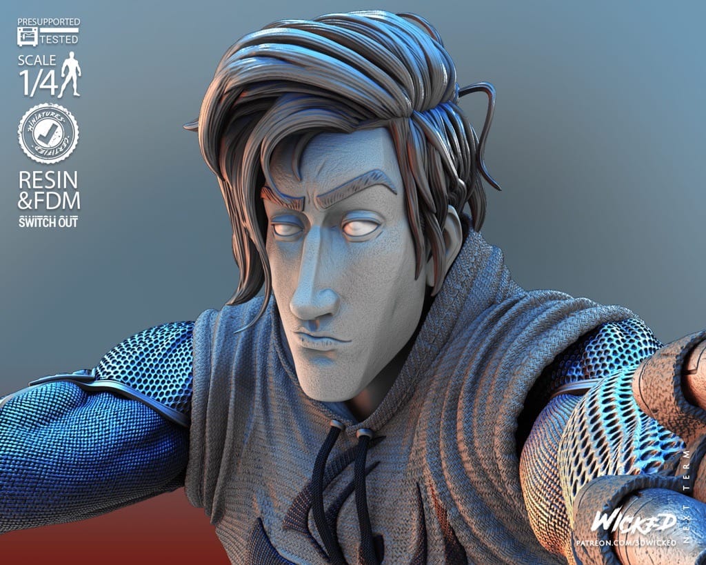 P站图纸印象馆 3DWicked 漫威 蜘蛛侠 猩红蜘蛛 3DWicked 漫威 蜘蛛侠 猩红蜘蛛