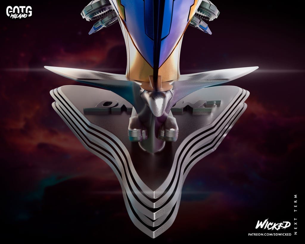 P站图纸印象馆 3DWicked 漫威 银河护卫队 米兰诺号 3DWicked 漫威 银河护卫队 米兰诺号