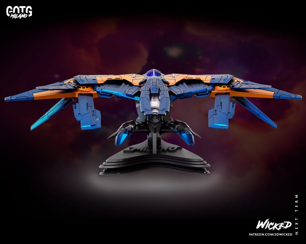 P站图纸印象馆 3DWicked 漫威 银河护卫队 米兰诺号 3DWicked 漫威 银河护卫队 米兰诺号