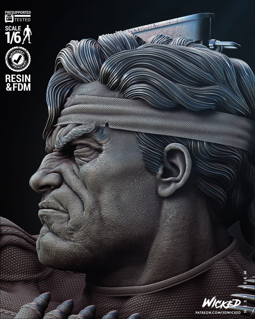 P站图纸印象馆 3DWicked 漫威 惩罚者 3DWicked 漫威 惩罚者