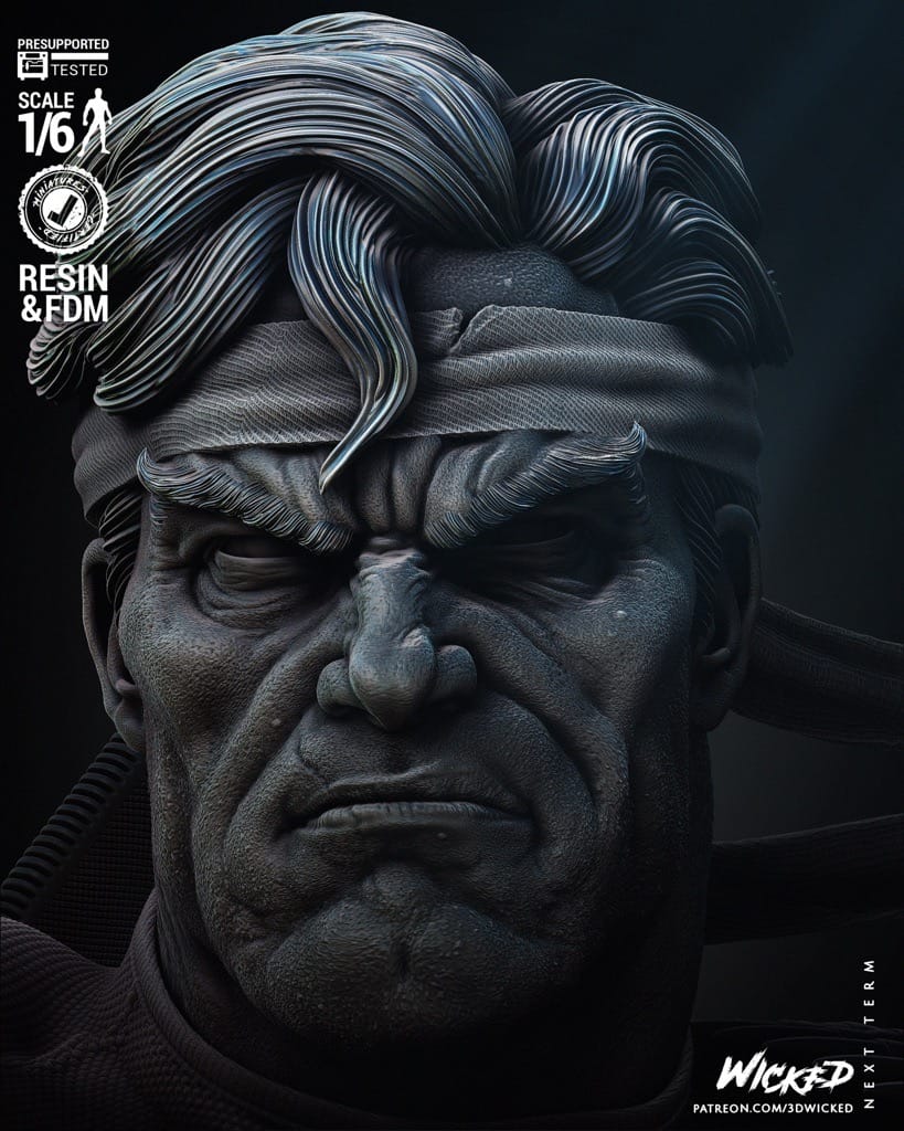 P站图纸印象馆 3DWicked 漫威 惩罚者 3DWicked 漫威 惩罚者