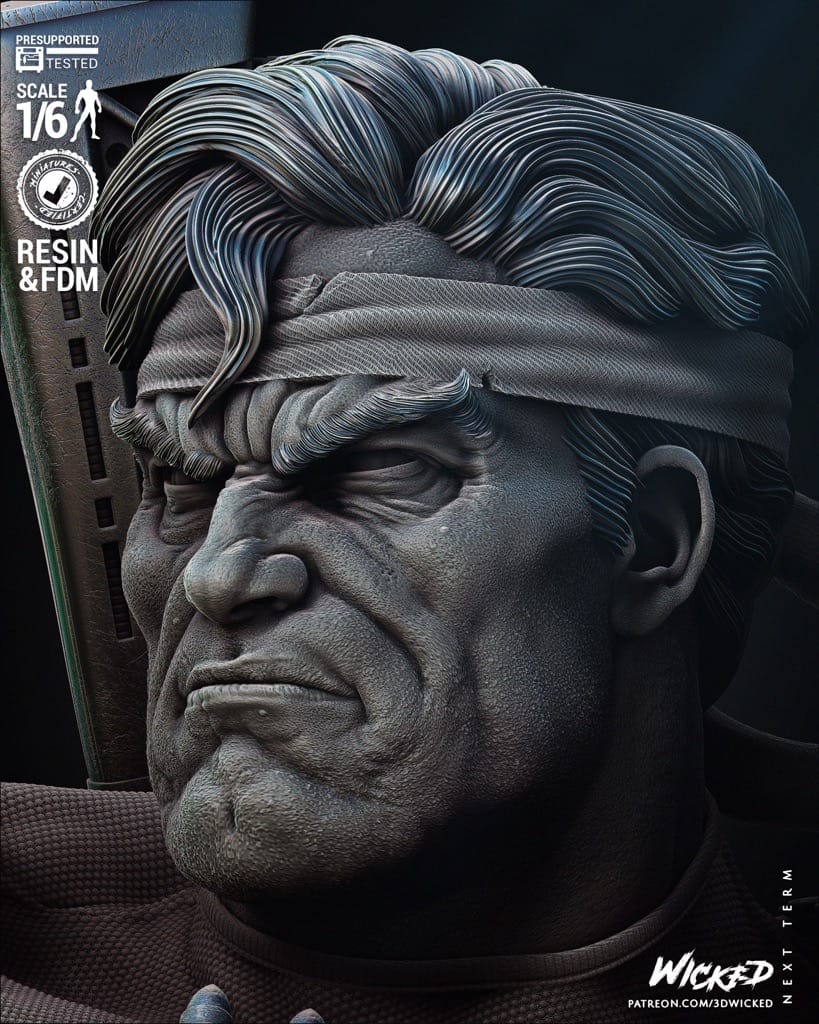 P站图纸印象馆 3DWicked 漫威 惩罚者 3DWicked 漫威 惩罚者