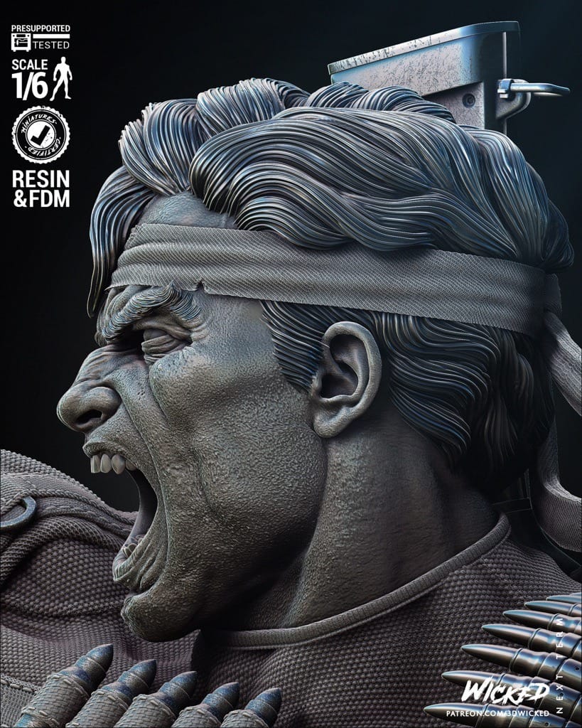 P站图纸印象馆 3DWicked 漫威 惩罚者 3DWicked 漫威 惩罚者