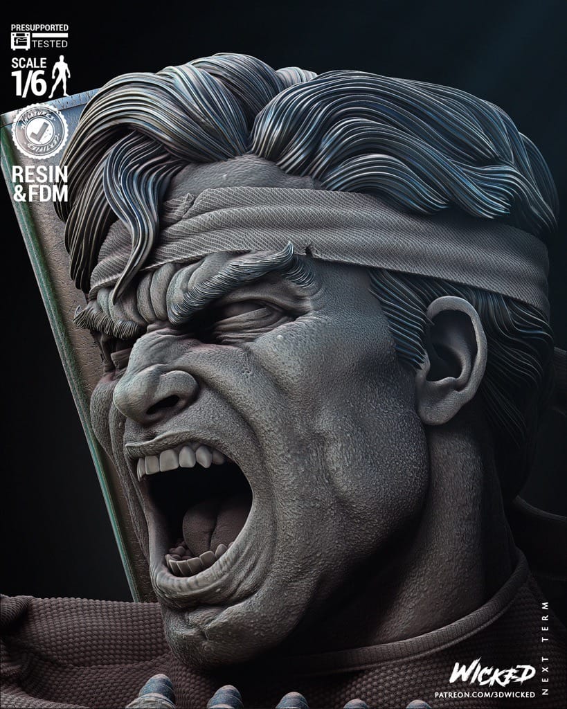 P站图纸印象馆 3DWicked 漫威 惩罚者 3DWicked 漫威 惩罚者