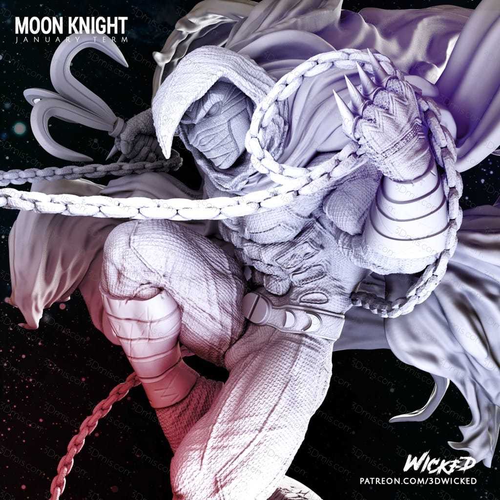 3DWicked 漫威 月光骑士