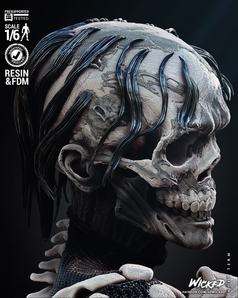 P站图纸印象馆 3DWicked 漫威 天启四骑士 饥荒 3DWicked 漫威 天启四骑士 饥荒