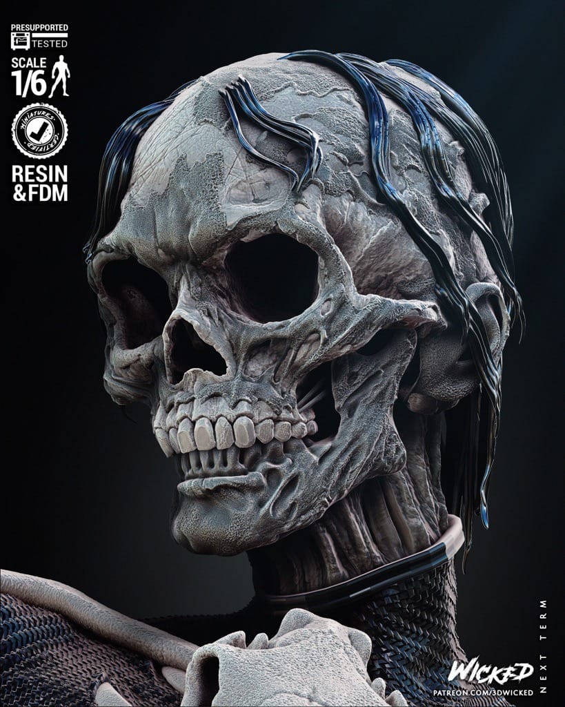 P站图纸印象馆 3DWicked 漫威 天启四骑士 饥荒 3DWicked 漫威 天启四骑士 饥荒