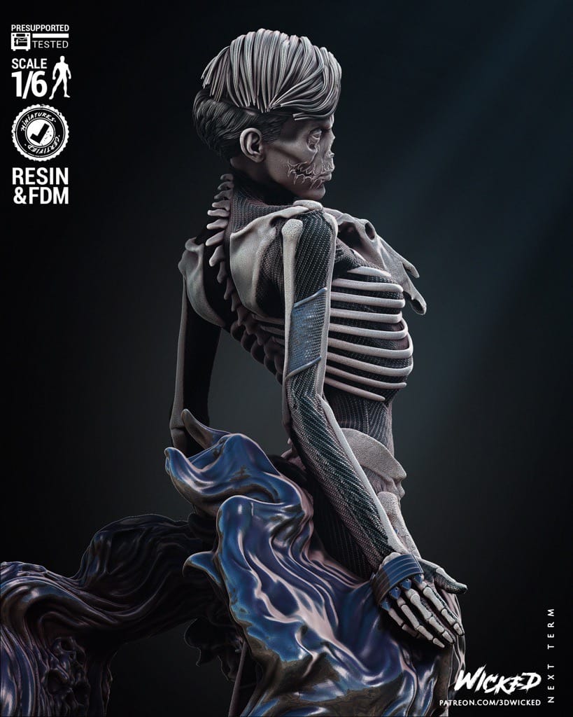 P站图纸印象馆 3DWicked 漫威 天启四骑士 饥荒 3DWicked 漫威 天启四骑士 饥荒