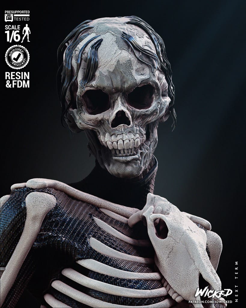 P站图纸印象馆 3DWicked 漫威 天启四骑士 饥荒 3DWicked 漫威 天启四骑士 饥荒