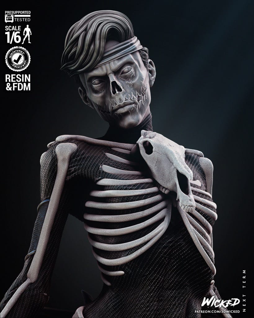 P站图纸印象馆 3DWicked 漫威 天启四骑士 饥荒 3DWicked 漫威 天启四骑士 饥荒