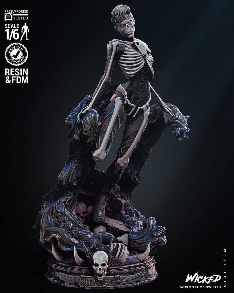 P站图纸印象馆 3DWicked 漫威 天启四骑士 饥荒 3DWicked 漫威 天启四骑士 饥荒