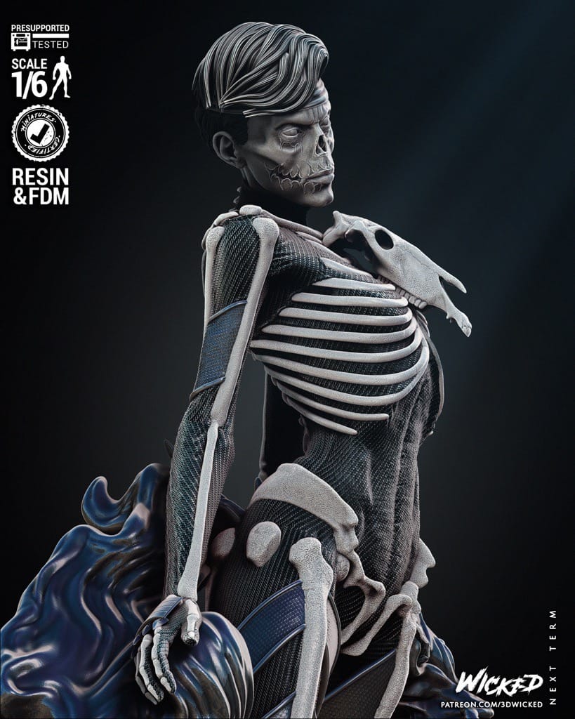 P站图纸印象馆 3DWicked 漫威 天启四骑士 饥荒 3DWicked 漫威 天启四骑士 饥荒