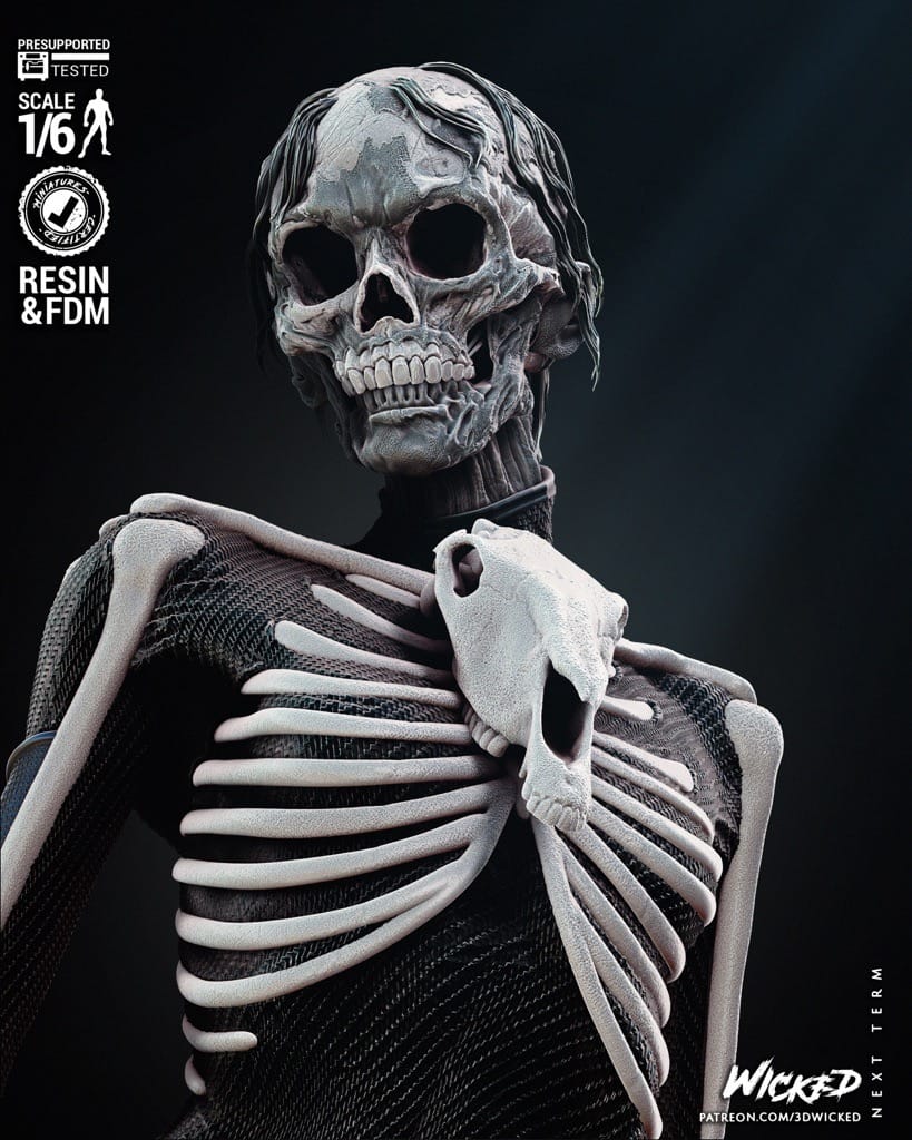 P站图纸印象馆 3DWicked 漫威 天启四骑士 饥荒 3DWicked 漫威 天启四骑士 饥荒