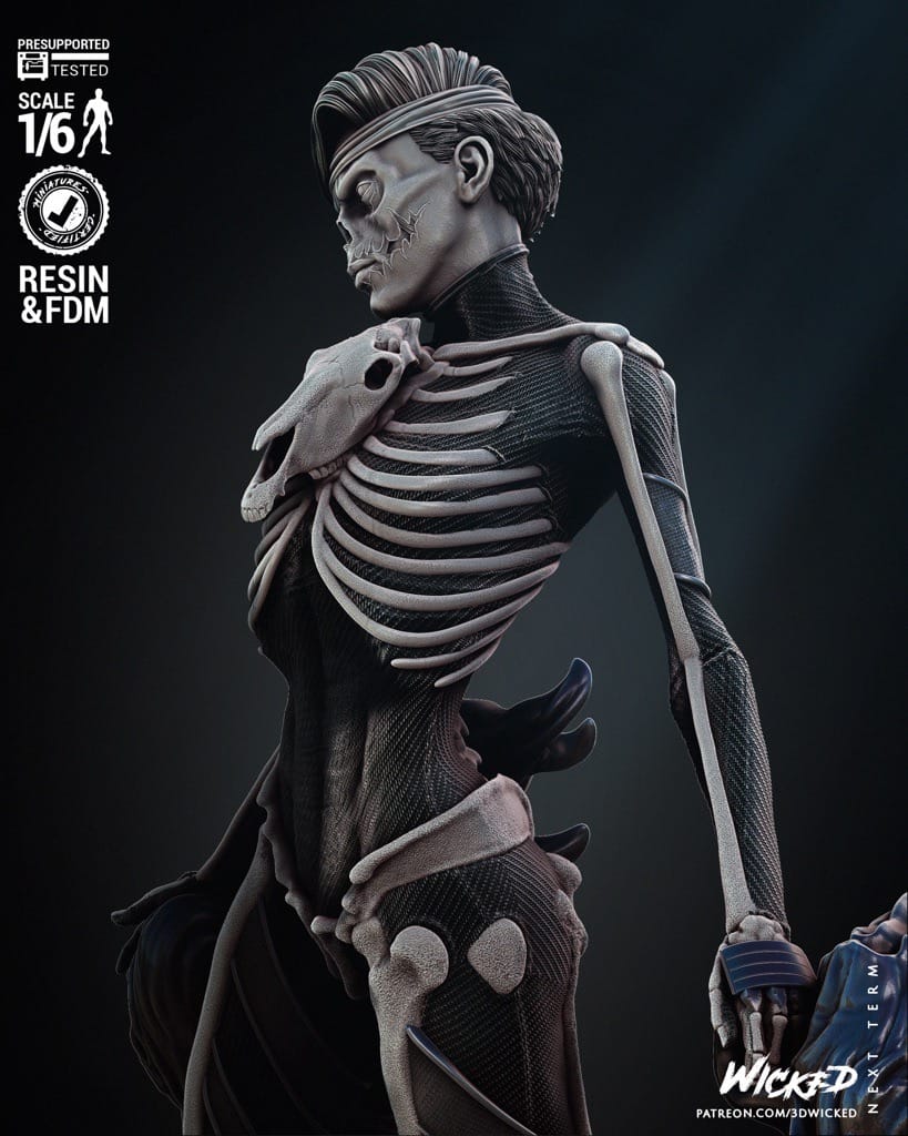 P站图纸印象馆 3DWicked 漫威 天启四骑士 饥荒 3DWicked 漫威 天启四骑士 饥荒