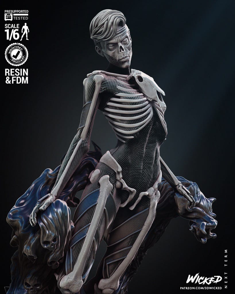 P站图纸印象馆 3DWicked 漫威 天启四骑士 饥荒 3DWicked 漫威 天启四骑士 饥荒