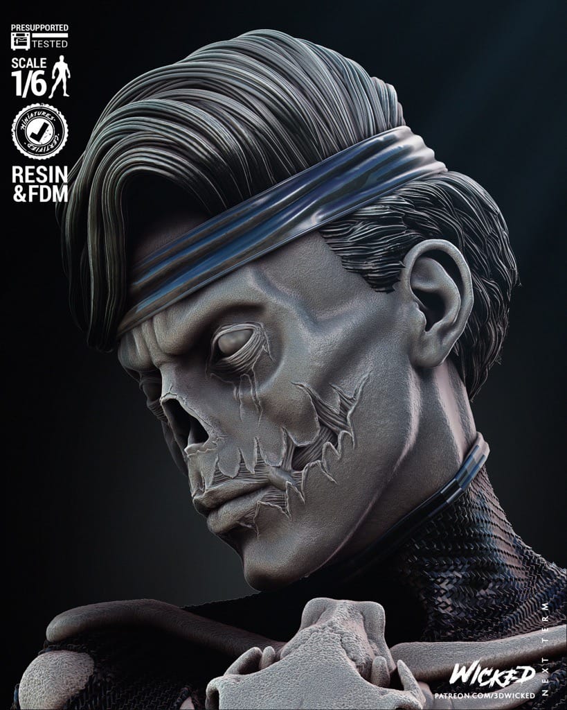 P站图纸印象馆 3DWicked 漫威 天启四骑士 饥荒 3DWicked 漫威 天启四骑士 饥荒